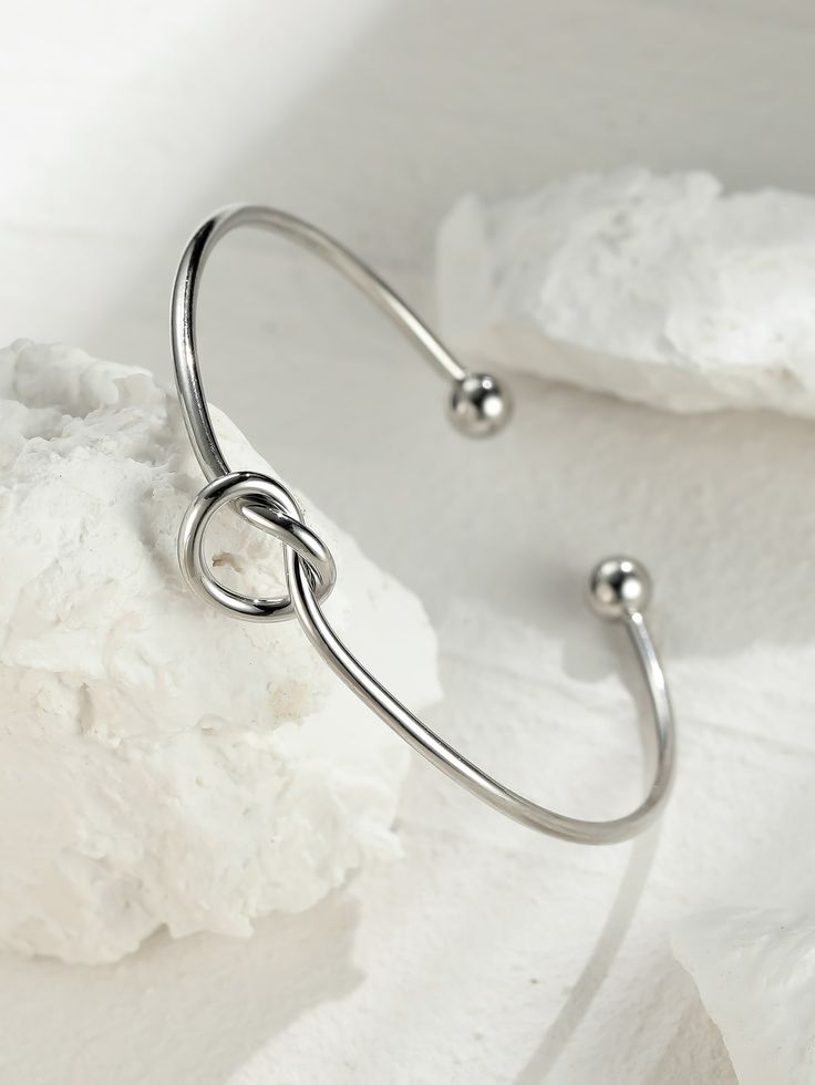 Knot Decor Cuff Bracelet